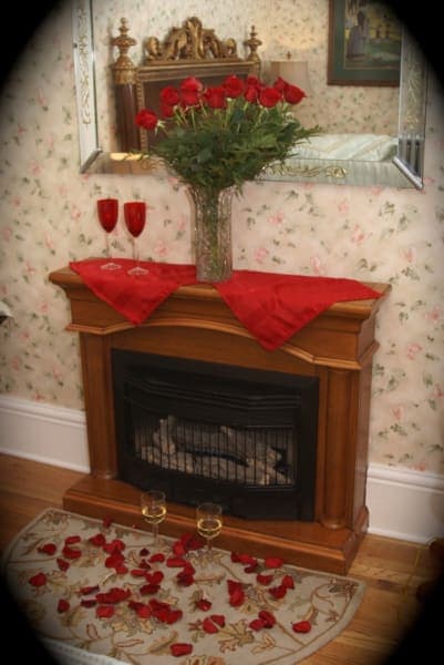 Lovely In-Room Fireplace
