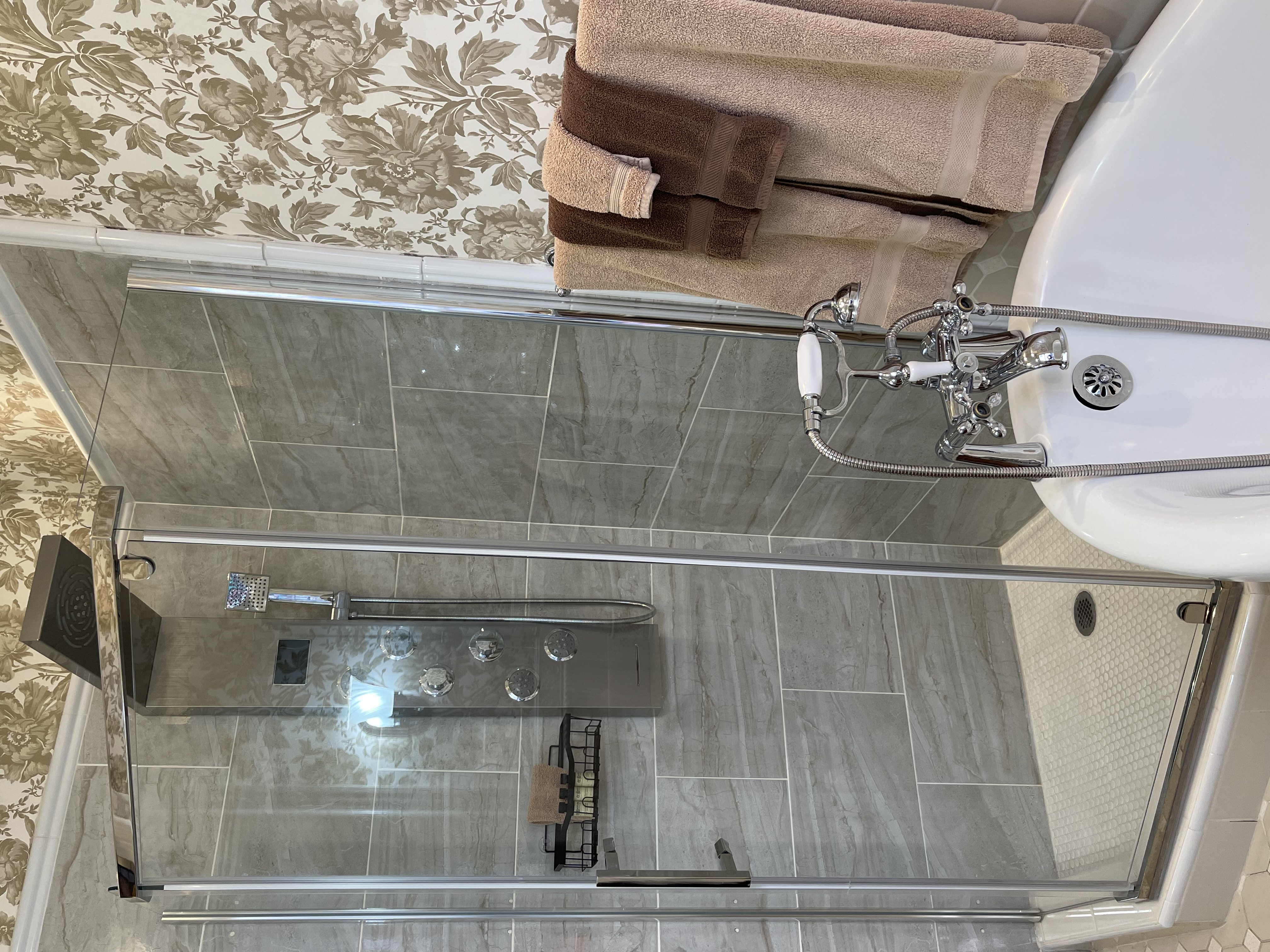 Shower Stall from Window View